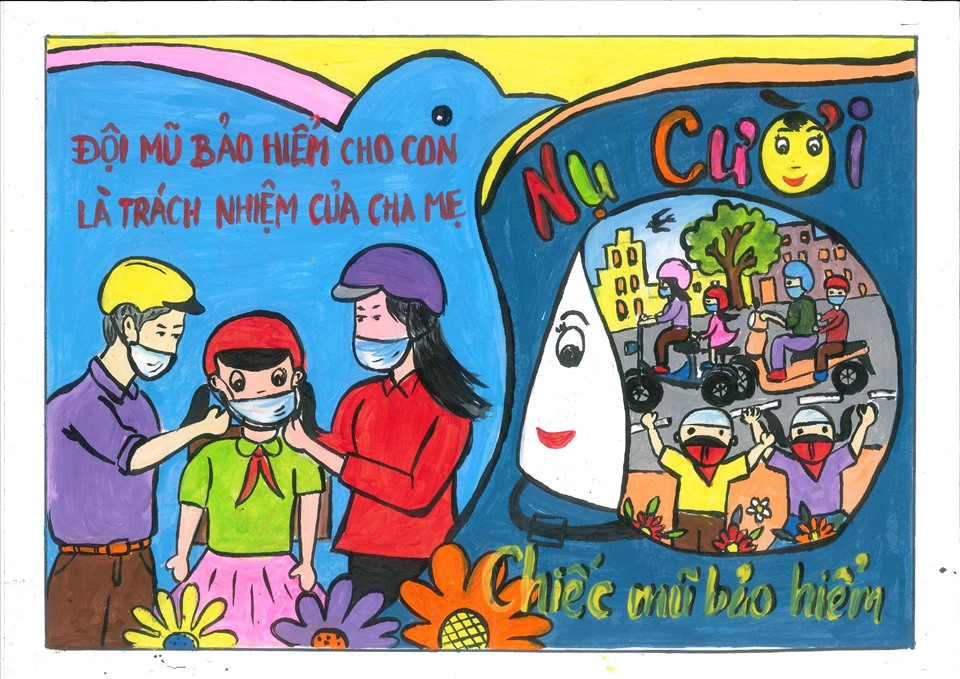 Honda Việt Nam công bố kết quả Cuộc thi sáng tác tranh cổ động tuyên truyền đội mũ bảo hiểm cho học sinh tiểu học năm 2021 với chủ đề “Đội mũ