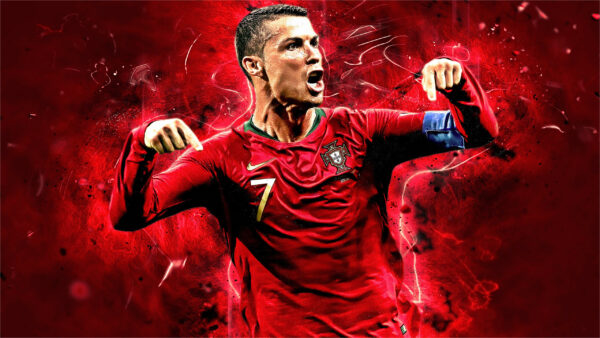 Ảnh đẹp Ronaldo trong màu áo Bồ Đào Nha