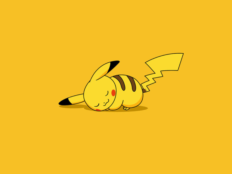Hình ảnh hoạt hình Pikachu dễ thương, cute
