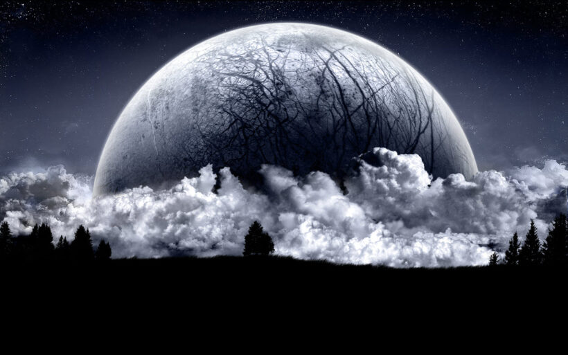Hình ảnh mặt trăng đêm