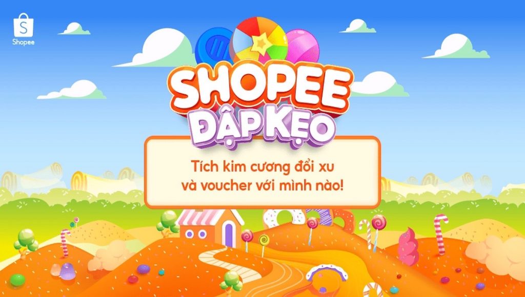 Cách Chơi Game Trên Shopee - trò chơi đập kẹo