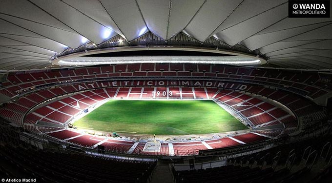 Khám phá SVĐ mới hoành tráng của Atletico Madrid